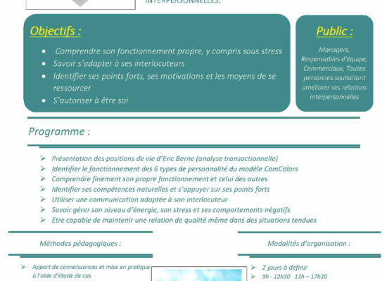 Programme formation ComColors